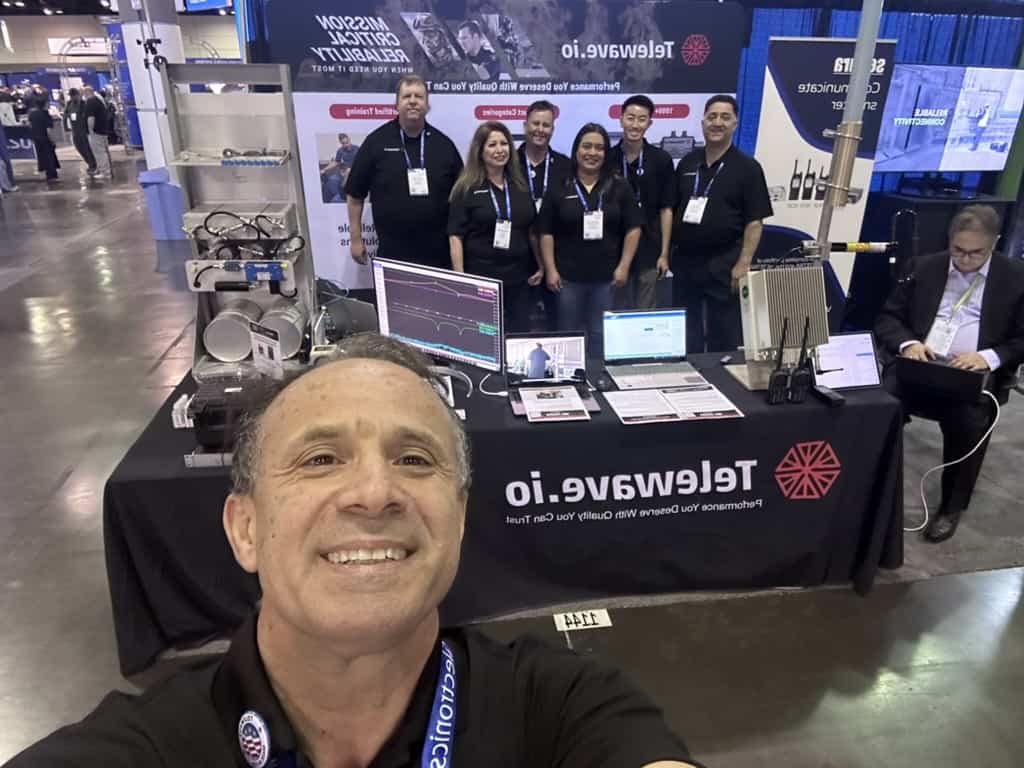 Telewave booth at IWCE 2024